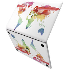 Lex Altern Vinyl MacBook Skin Colorful Map