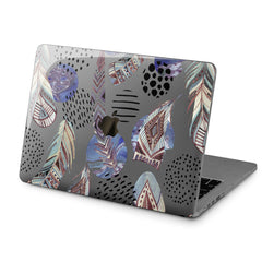 Lex Altern Hard Plastic MacBook Case Indian Feathers