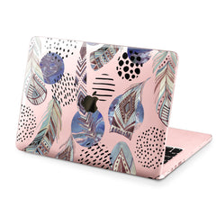 Lex Altern Hard Plastic MacBook Case Indian Feathers