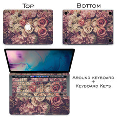 Lex Altern Vinyl MacBook Skin Beautiful Roses