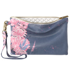 Lex Altern Makeup Bag Pink Poppies Print