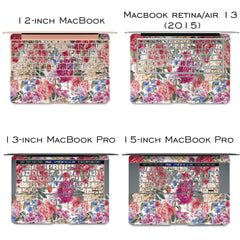 Lex Altern Vinyl MacBook Skin Beautiful Peony