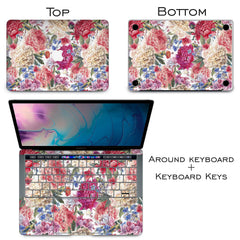 Lex Altern Vinyl MacBook Skin Beautiful Peony