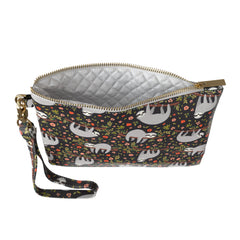 Lex Altern Makeup Bag Floral Sloths