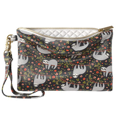 Lex Altern Makeup Bag Floral Sloths