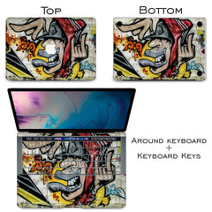 Lex Altern Vinyl MacBook Skin Street Art