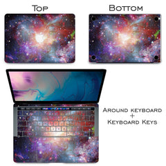 Lex Altern Vinyl MacBook Skin Colorful Space