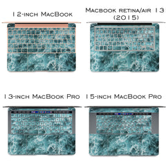 Lex Altern Vinyl MacBook Skin Aqua Waves