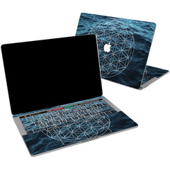 Lex Altern Vinyl MacBook Skin White Boho Print for your Laptop Apple Macbook.