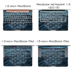 Lex Altern Vinyl MacBook Skin White Boho Print