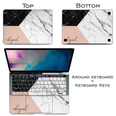 Lex Altern Vinyl MacBook Skin geometric Marble