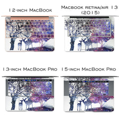 Lex Altern Vinyl MacBook Skin Galaxy Deer