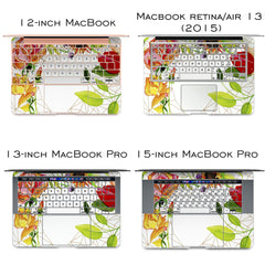 Lex Altern Vinyl MacBook Skin Bright Plants