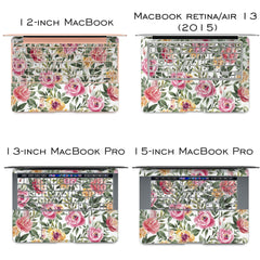 Lex Altern Vinyl MacBook Skin Floral Leaves