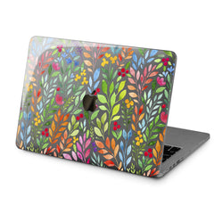 Lex Altern Hard Plastic MacBook Case Colorful Plants Design