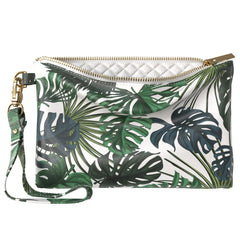 Lex Altern Makeup Bag Monstera Pattern