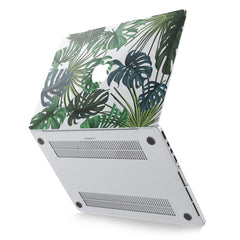 Lex Altern Hard Plastic MacBook Case Monstera Art Pattern