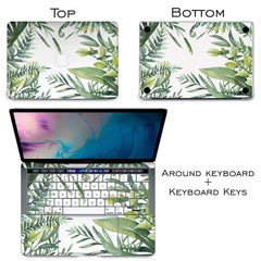 Lex Altern Vinyl MacBook Skin Greenery