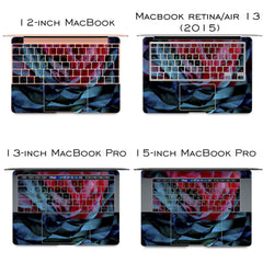 Lex Altern Vinyl MacBook Skin Dark Rose