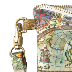 Lex Altern Makeup Bag Vintage Map