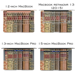 Lex Altern Vinyl MacBook Skin Old Bookshelf