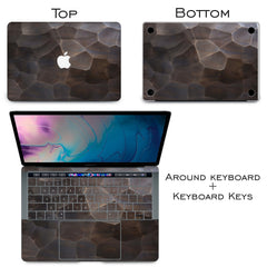 Lex Altern Vinyl MacBook Skin Bronze Wood