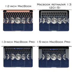 Lex Altern Vinyl MacBook Skin Moon Phases