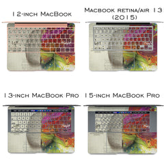 Lex Altern Vinyl MacBook Skin Left and Right