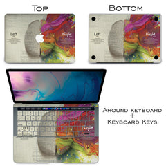 Lex Altern Vinyl MacBook Skin Left and Right