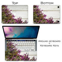 Lex Altern Vinyl MacBook Skin Lavender Print