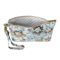 Lex Altern Makeup Bag Vintage Blue Roses