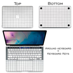 Lex Altern Vinyl MacBook Skin Checkered Design