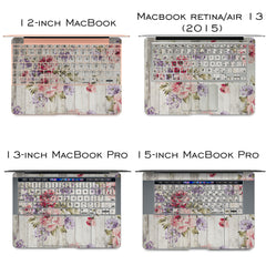 Lex Altern Vinyl MacBook Skin Vintage Bouquets