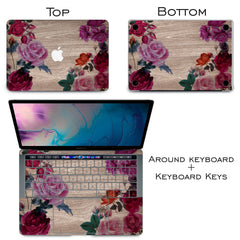 Lex Altern Vinyl MacBook Skin Flower Blossom