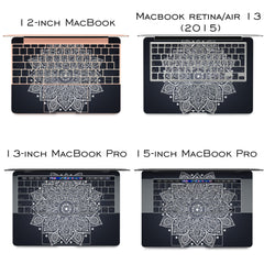 Lex Altern Vinyl MacBook Skin Mandala Flower