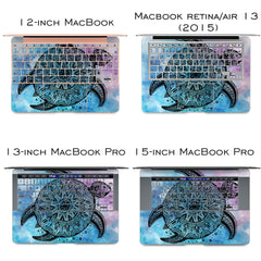 Lex Altern Vinyl MacBook Skin Tribal Turtle