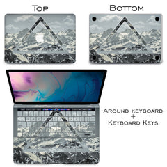 Lex Altern Vinyl MacBook Skin Mountain Triangle