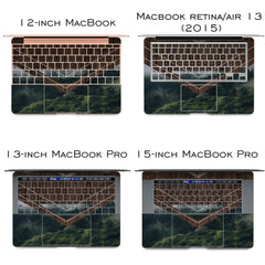 Lex Altern Vinyl MacBook Skin geometric Wood