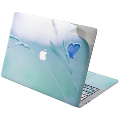 Lex Altern Vinyl MacBook Skin Blue Butterfly