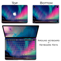 Lex Altern Vinyl MacBook Skin Northern Lights