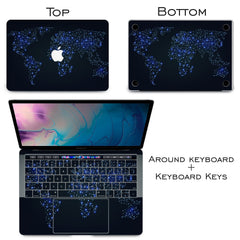 Lex Altern Vinyl MacBook Skin Digital World