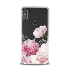 Lex Altern TPU Silicone Motorola Case Peony Flowers