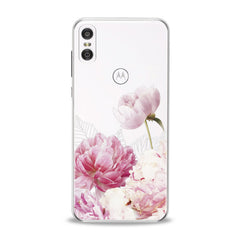 Lex Altern TPU Silicone Motorola Case Peony Flowers