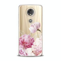 Lex Altern TPU Silicone Motorola Case Peony Flowers