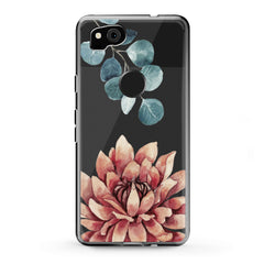 Lex Altern TPU Silicone Google Pixel Case Chrysanthemum