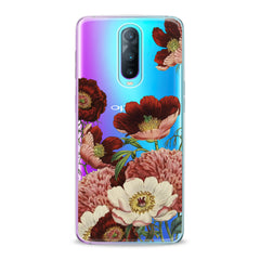 Lex Altern Red Flowers Print Oppo Case