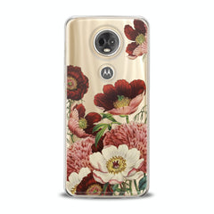 Lex Altern TPU Silicone Motorola Case Red Flowers Print