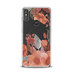 Lex Altern TPU Silicone Motorola Case Glitter Flowers