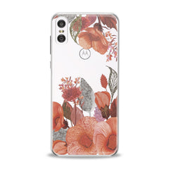 Lex Altern TPU Silicone Motorola Case Glitter Flowers