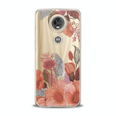 Lex Altern TPU Silicone Motorola Case Glitter Flowers